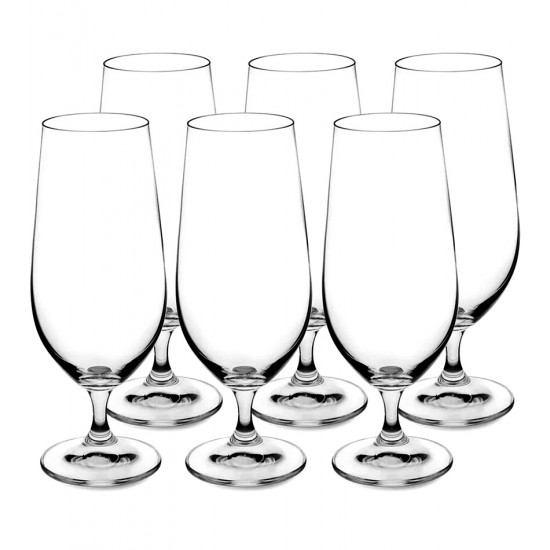 Jogo 6 Tacas 380ml Para Cerveja Anna Cristal Ecológico Bohemia